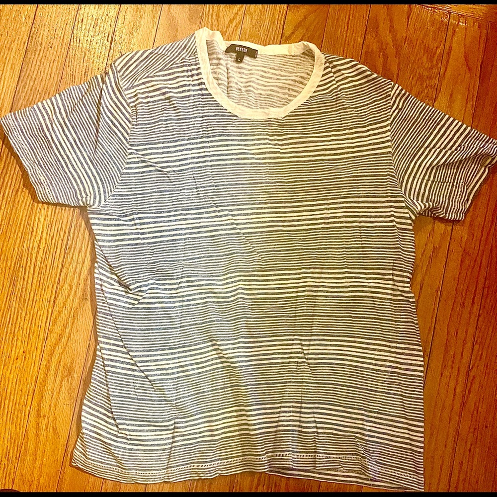 BENSON NYC vintage striped Casual Shirt MSRP: $89